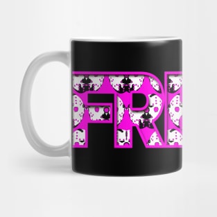 Freak 2 | Jason Voorhees Pink Hero Design | Freak Mask Shutdown by Tyler Tilley (tiger picasso) Mug